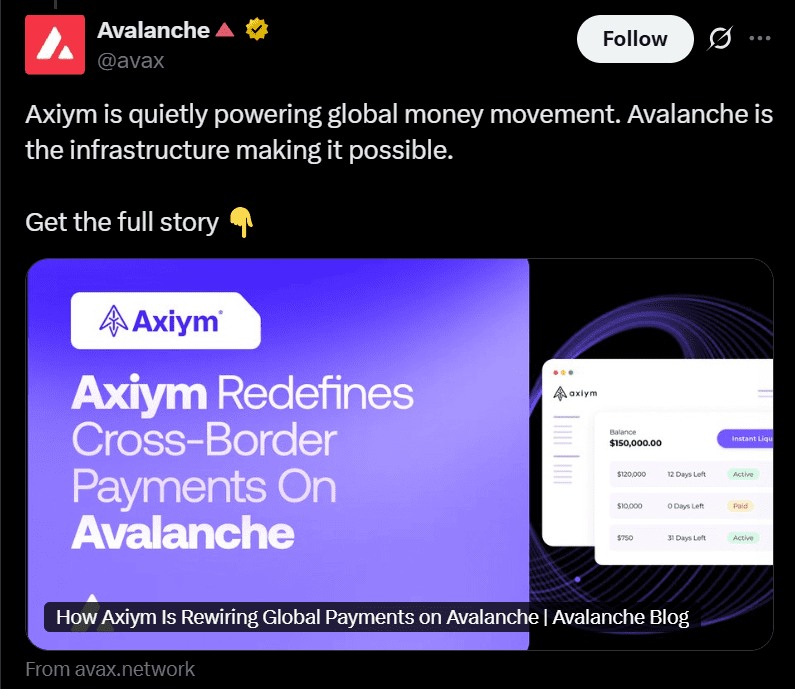 Source: Avalanche