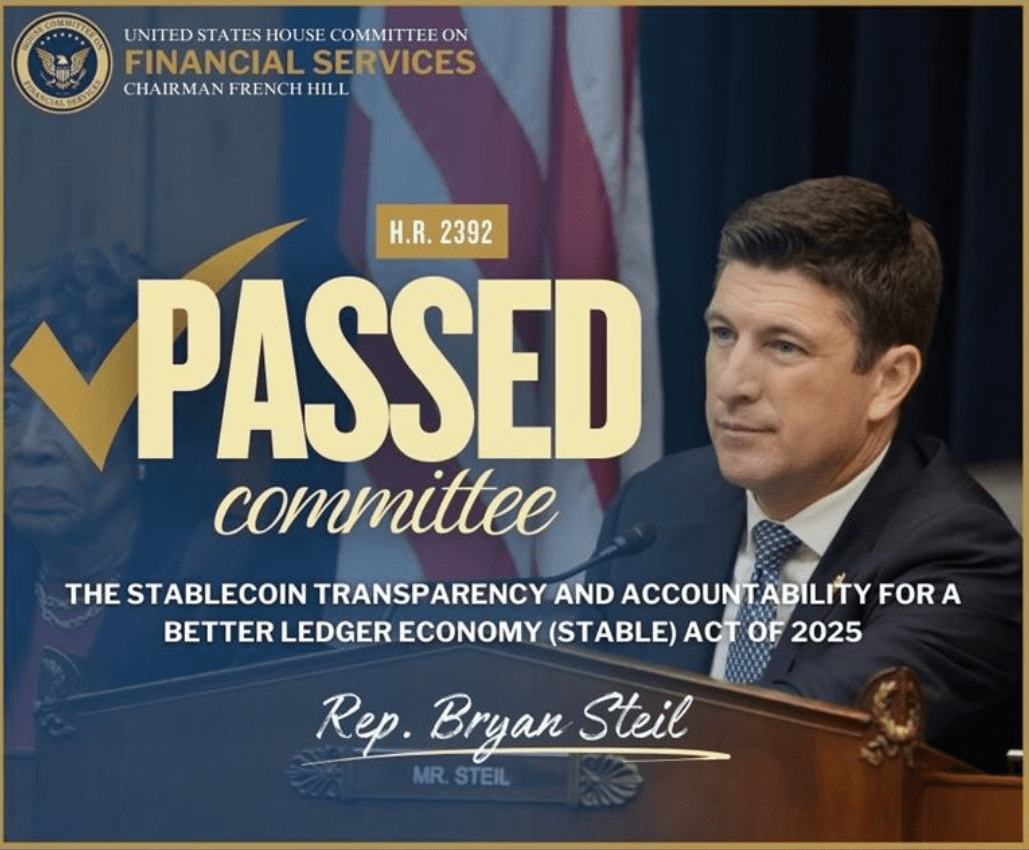 Cryptocurrencies, Banking, Banks, Central Bank, Bitcoin Price, Investments, Bitcoin Regulation, United States, BIS, Stablecoin, Cryptocurrency Investment, Bitcoin Adoption. Source: Financial Services GOP