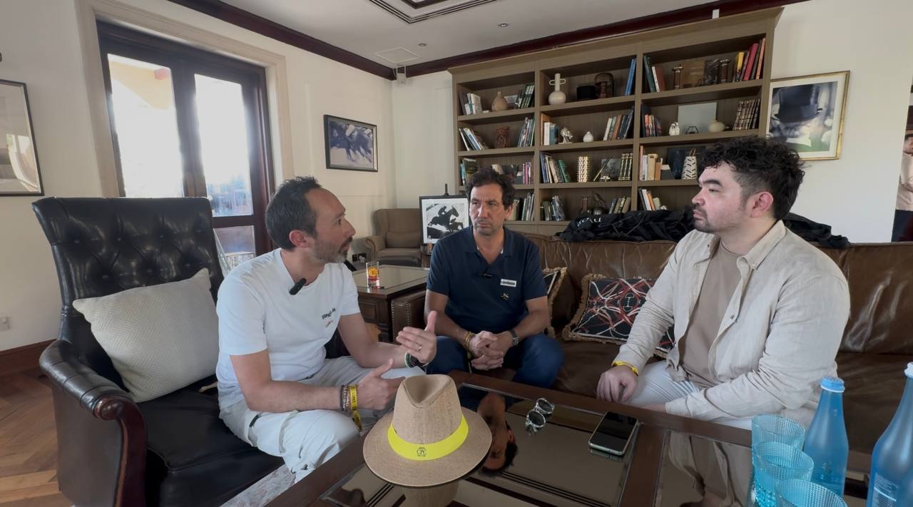 The Sandbox co-founders at the Crypto Polo event in Dubai. Source: Cointelegraph