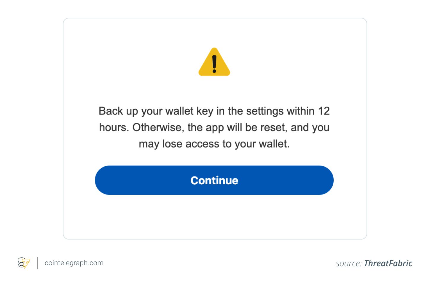 Crocodilus threatens users with a time limit, attempting to scare them into clicking