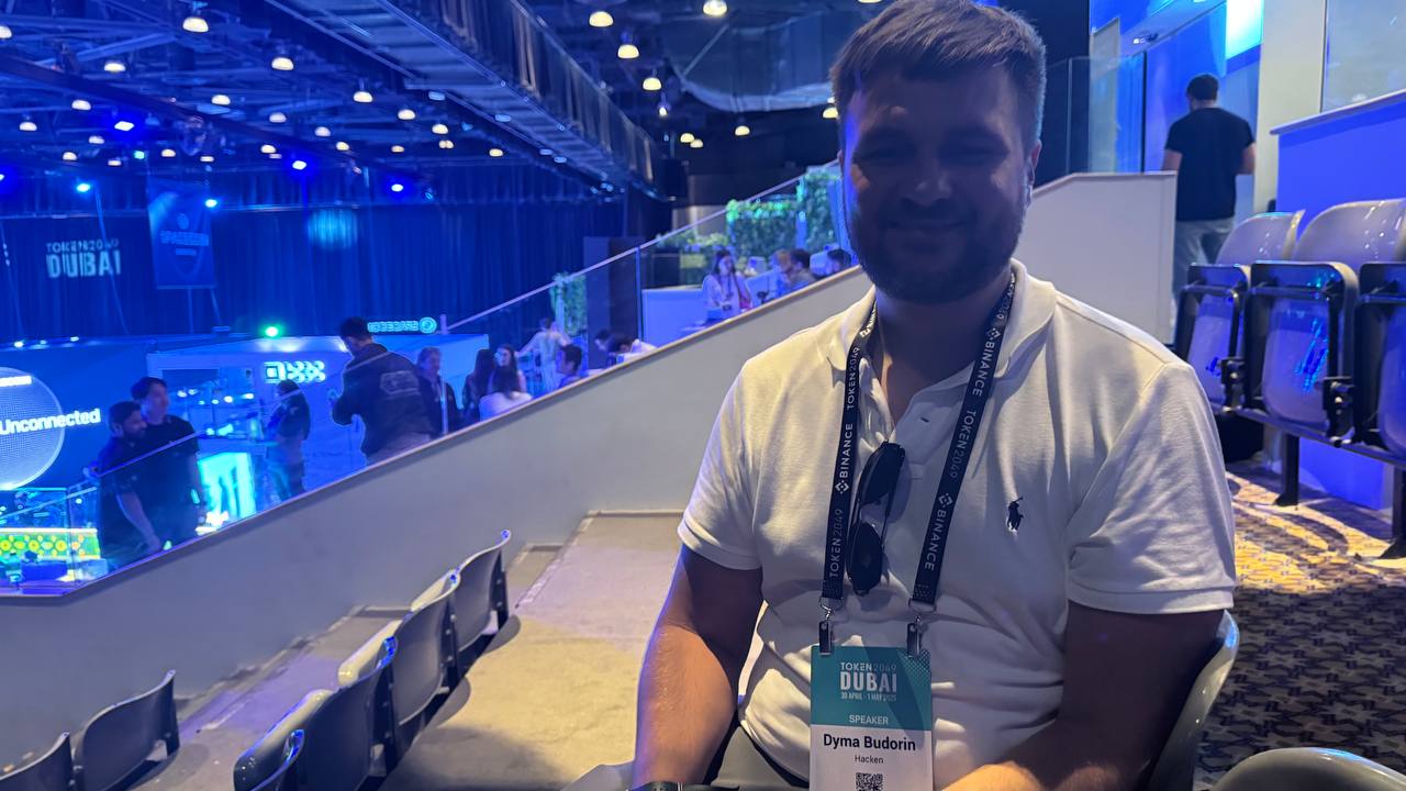 Dyma Budorin at the Token2049 event in Dubai. Source: Cointelegraph