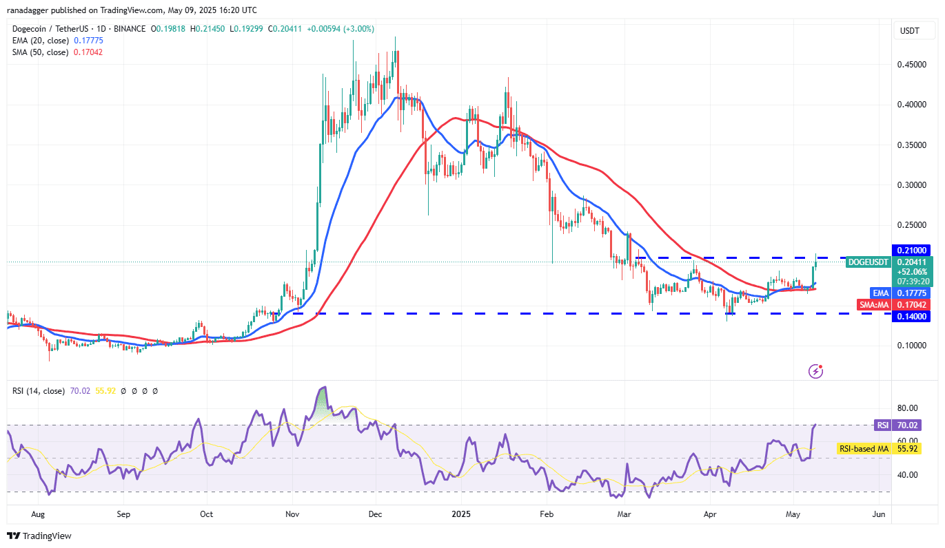 DOGE/USDT daily chart. Source: Cointelegraph/TradingView