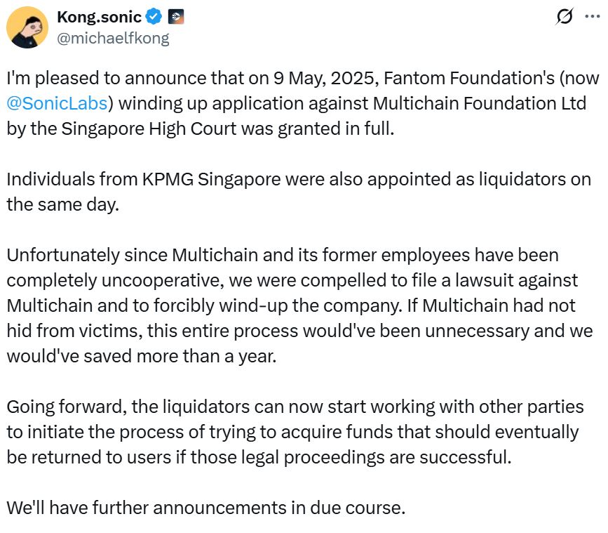 Sonic Labs CEO Michael Kong