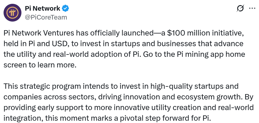 Pi Network Launches $100M Fund for Blockchain Startups: A Comprehensive Overview