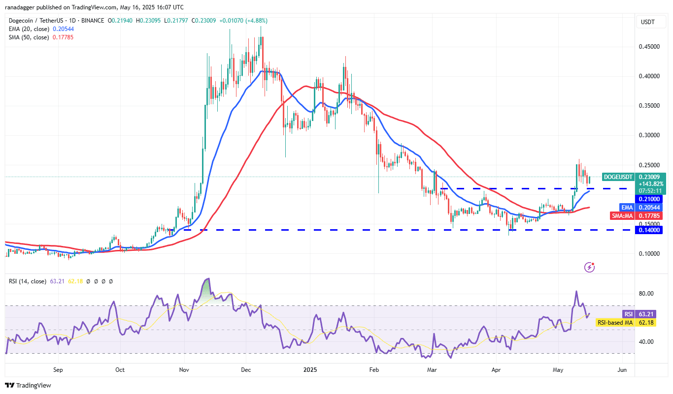 DOGE/USDT daily chart. Source: Cointelegraph/TradingView