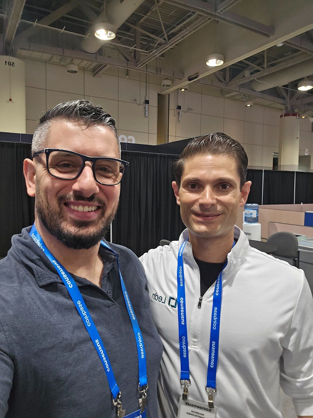 Cointelegraph’s Sam Bourgi and Ledn’s Mauricio di Bartolomeo. Cointelegraph’s Sam Bourgi and Ledn’s Mauricio di Bartolomeo