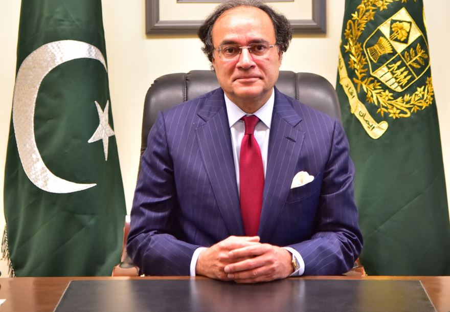 Muhammad Aurangzeb, Pakistan’s Federal Minister for Finance and Revenue. Source: Pakistan Ministry of Finance