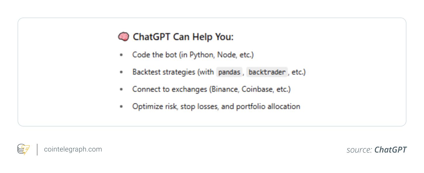 How ChatGPT-powered crypto trading can help How ChatGPT-powered crypto trading can help