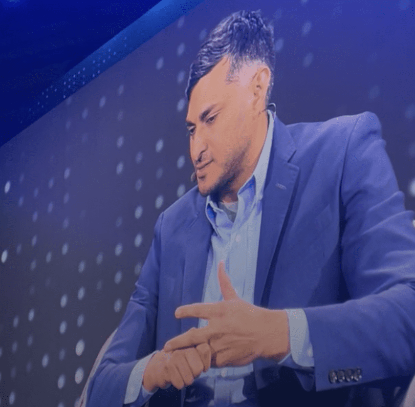 Kraken, Stocks, RWA Tokenization. Arjun Sethi on screen at Solana's Accelerate event in New York City. Source: Cointelegraph