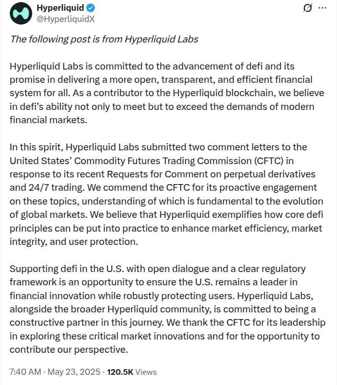 Source: Hyperliquid