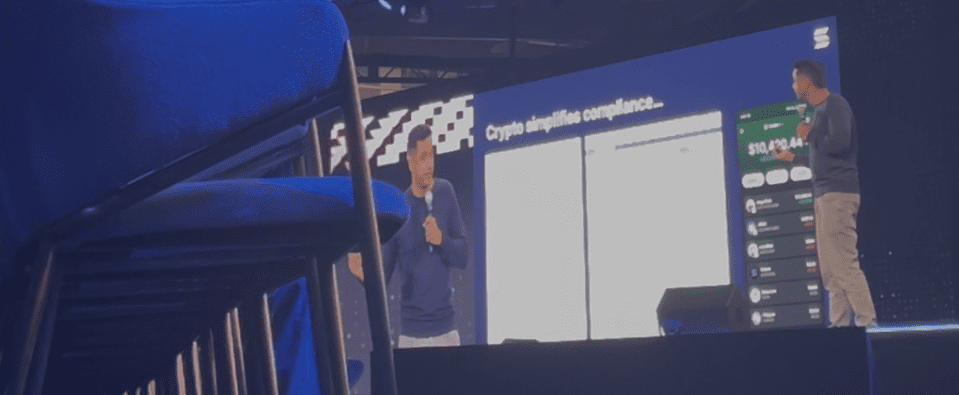 Akshay BD at Accelerate. Source: Cointelegraph