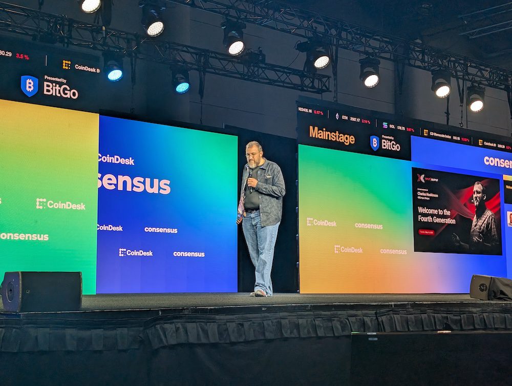 Charles Hoskinson at Consensus 2025. Source: Cointelegraph