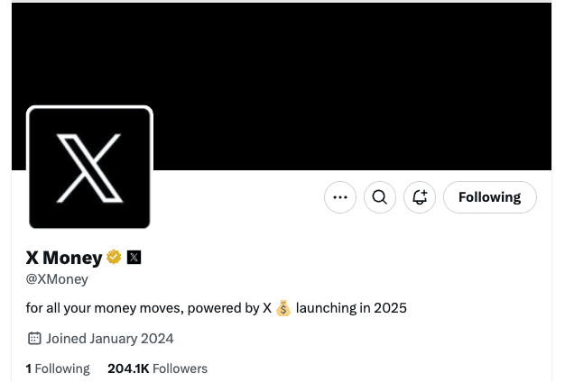 Source: X Money