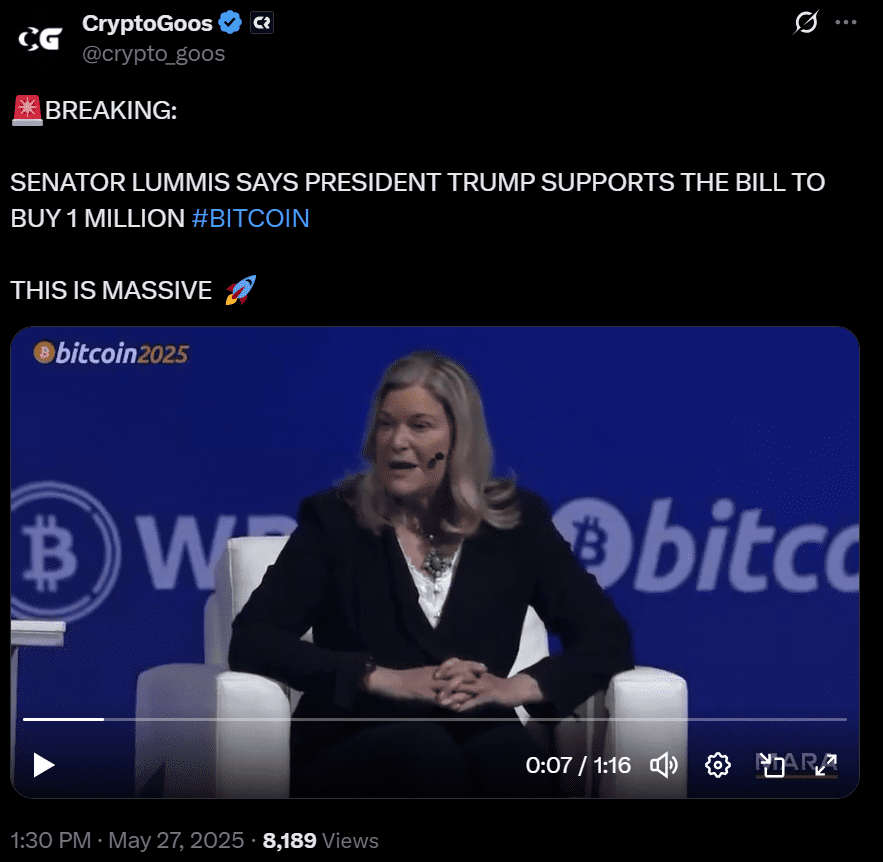 Trump Reportedly Supports Bitcoin Act: Potential Impact on Crypto Markets