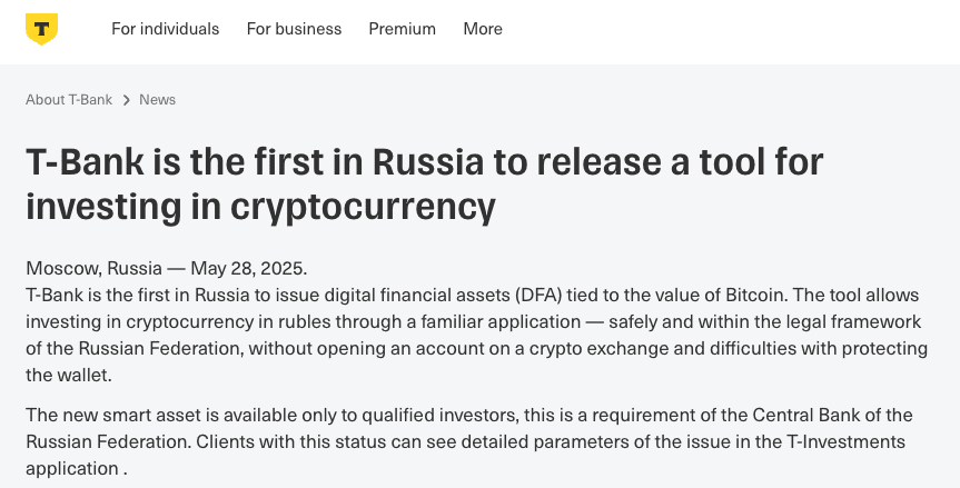 Russia Greenlights Crypto Products for Accredited Investors: A Step Towards Wider Adoption?