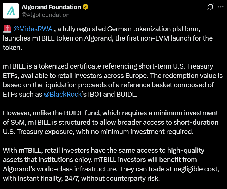 Source: Algorand Foundation
