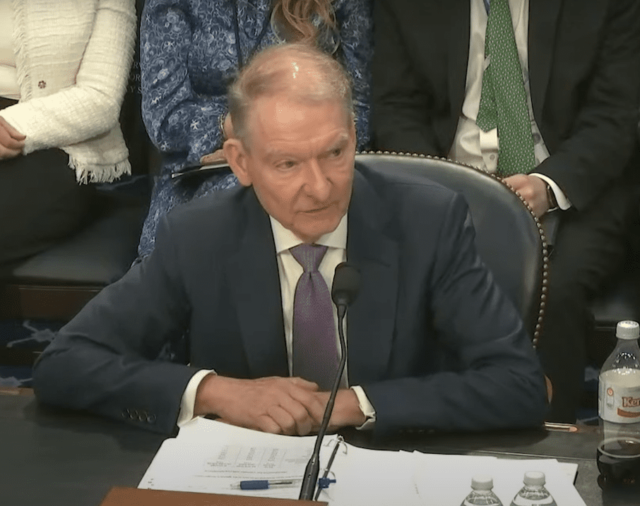 Cryptocurrencies, Government, SEC, United States. Paul Atkins at a May 20 SEC oversight hearing. Source: House Appropriations Committee