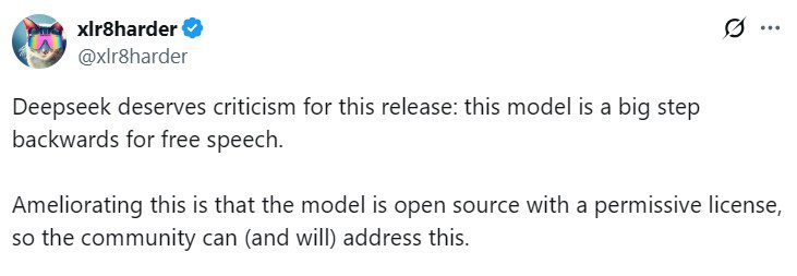 DeepSeek AI Model Faces Criticism for Alleged Free Speech Restrictions