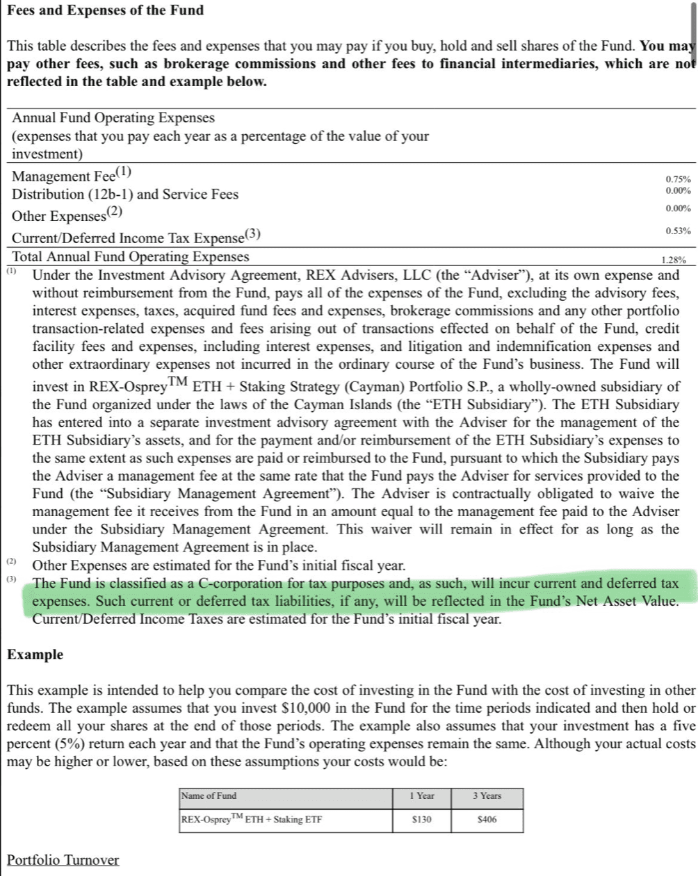 United States, Solana, Staking, ETF ETF analyst James Seyffart highlighted the tax components to REX Shares ETF filing. Source: James Seyffart