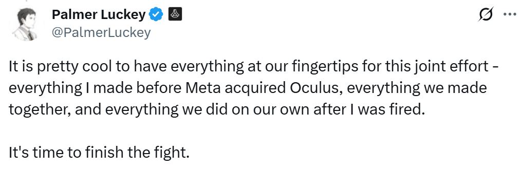 Source: Palmer Luckey
