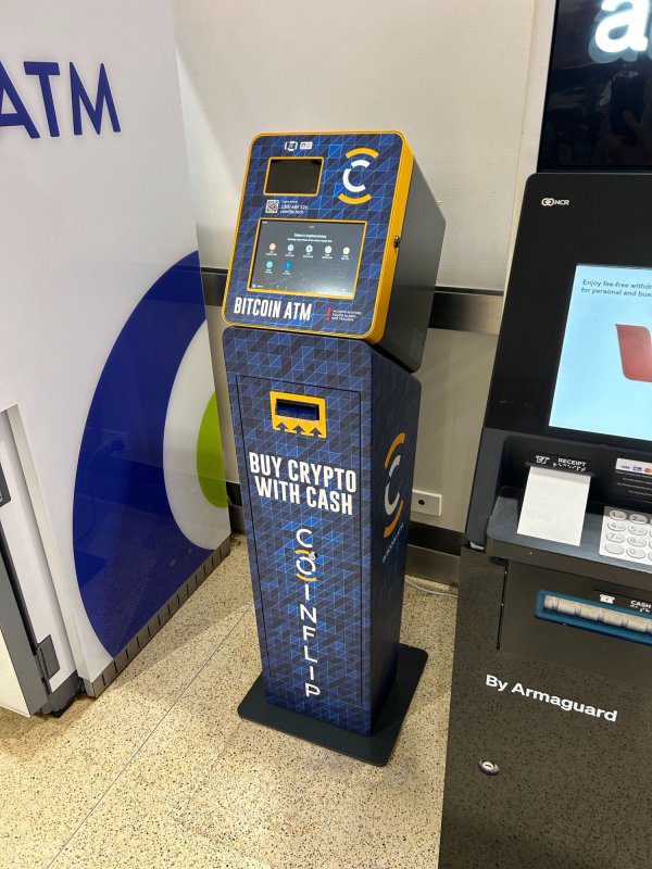 Crypto ATMs in a Sydney shopping center, have also cropped up in petrol stations, convenience stores and some food shops.