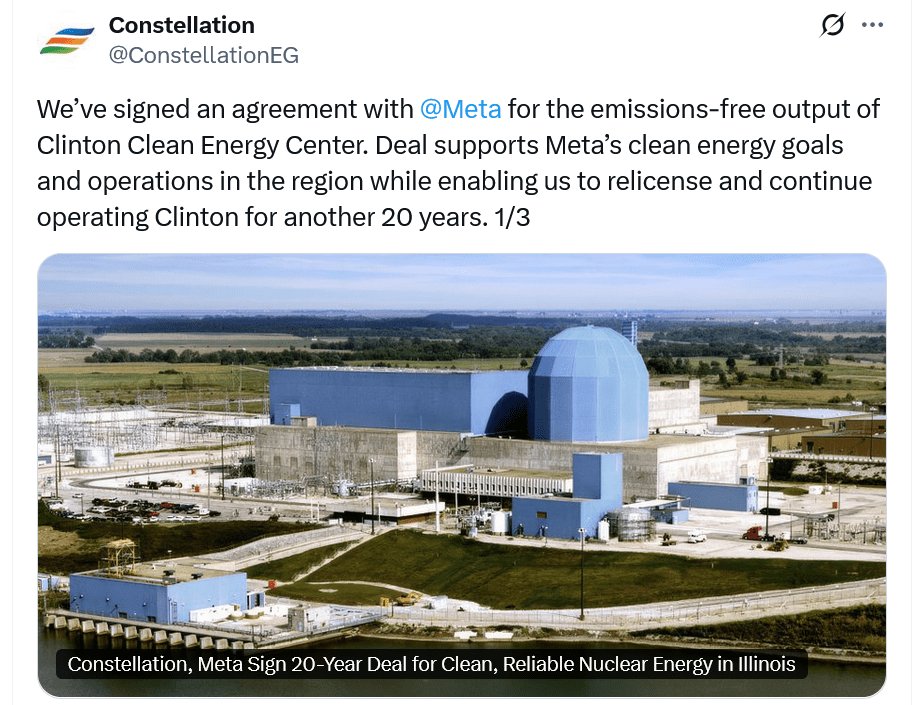 Meta’s 20-Year Nuclear Deal: Powering AI and Impacting Crypto Mining?