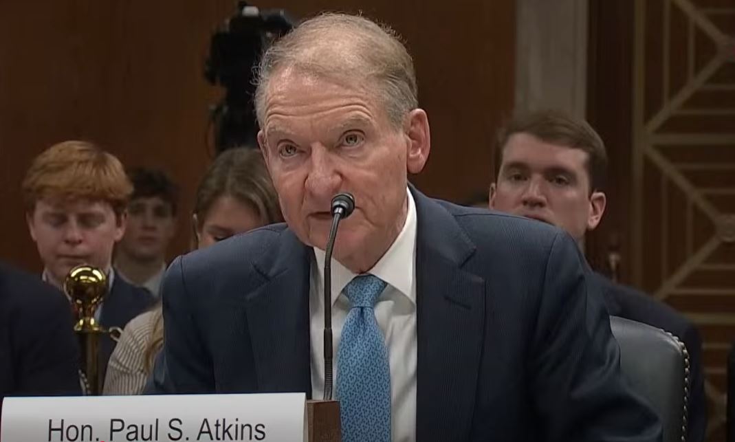 Paul Atkins said the SEC’s policymaking will shift toward notice-and-comment rulemaking. Source: YouTube