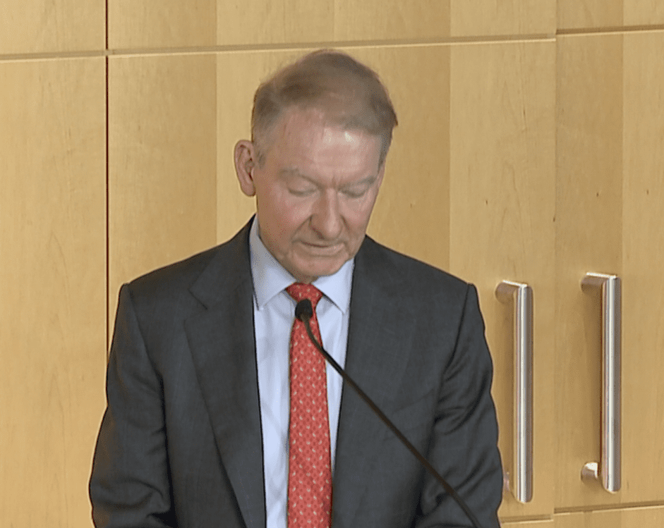 Paul Atkins addressing “DeFi and the American Spirit” roundtable participants on Monday. Source: SEC