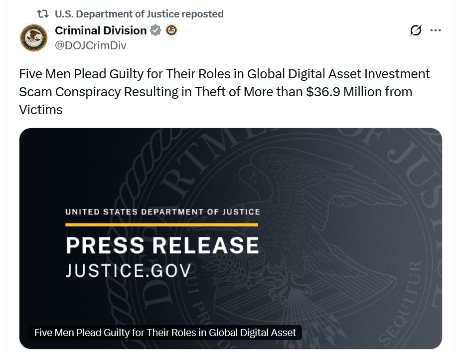 US Justice Department Criminal Division