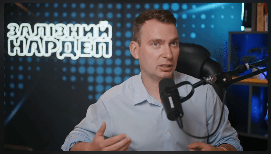 Ukraine’s parliament member Yaroslav Zhelezniak discussed a potential state crypto reserve in a video commentary on Wednesday. Source: YouTube